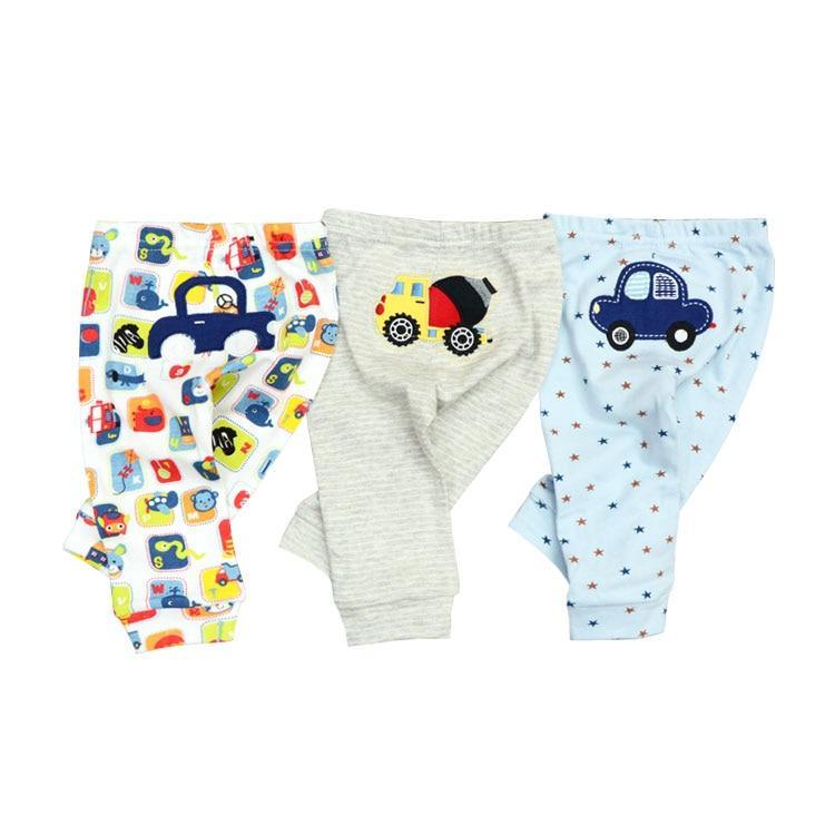 Ensemble de Pantalons pour Bébé 3/4PCS Premium - Leggings en Coton Doux