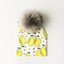 Luxury Cartoon Print Cotton Beanie Hat for Kids