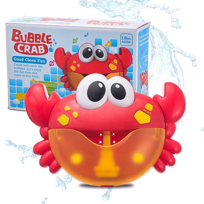 Juguete de Baño Interactivo de Cangrejo Burbujeante para Bebés con Música