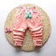 Pantalons pour bébés filles avec broderie de papillon mignon - 100 % coton