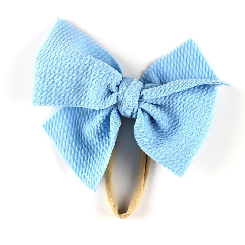 Bandeau Stylé pour Filles Bébé avec Grand Nœud