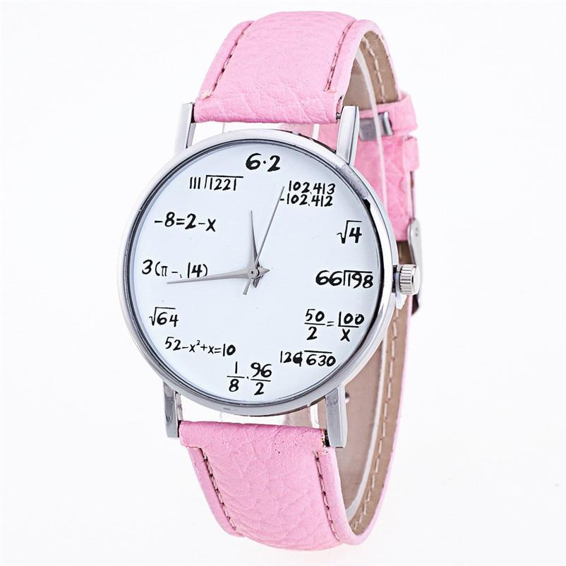 Montre analogique à quartz élégante pour femmes avec bracelet en cuir