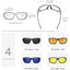 Lunettes de soleil polarisées pour hommes de qualité supérieure avec monture TR90