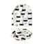 Modern Cartoon Sheep Cotton Hat & Scarf Set for Kids