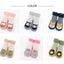 Baby Warm Stretchy Booties with Rubber Soles for Newborns