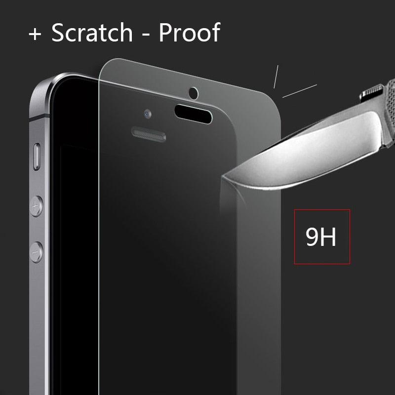 Protector de Pantalla de Vidrio Templado Mate Premium para iPhone