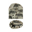 Modern Cartoon Sheep Cotton Hat & Scarf Set for Kids