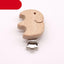 Premium Beech Wood Pacifier Clip - Cute Elephant & Heart Design