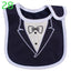 Bib de bebé de algodón con diseño de dibujos animados - Impermeable y cómodo
