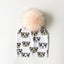 Luxury Cartoon Print Cotton Beanie Hat for Kids