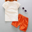 Ensemble T-Shirt en Coton Cartoon et Shorts pour Garçons Bébés