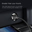 Chargeur de voiture USB noir double 3.1A - Adaptateur de charge rapide