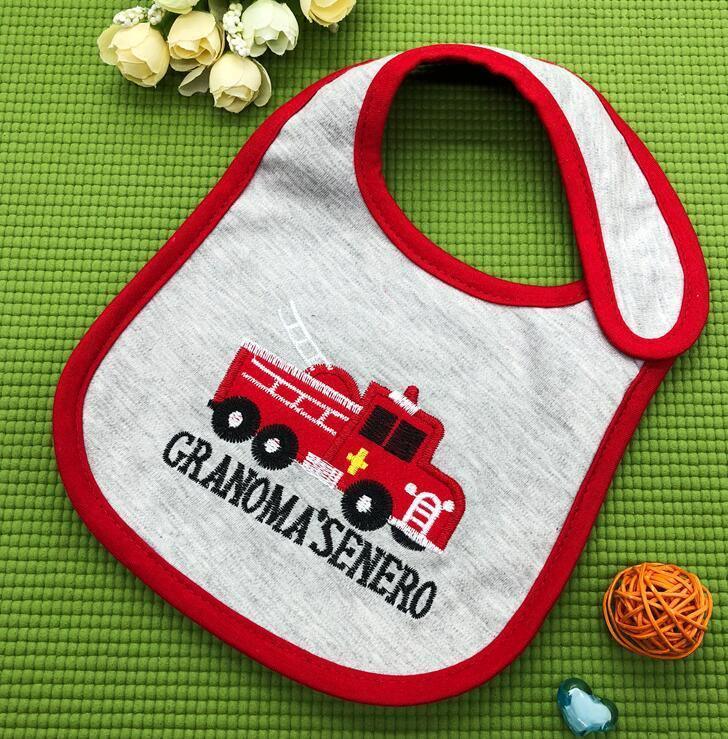 Bibs de bebé de algodón moderno de lujo - Bandana impermeable para infantes