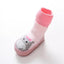 Baby Warm Stretchy Booties with Rubber Soles for Newborns