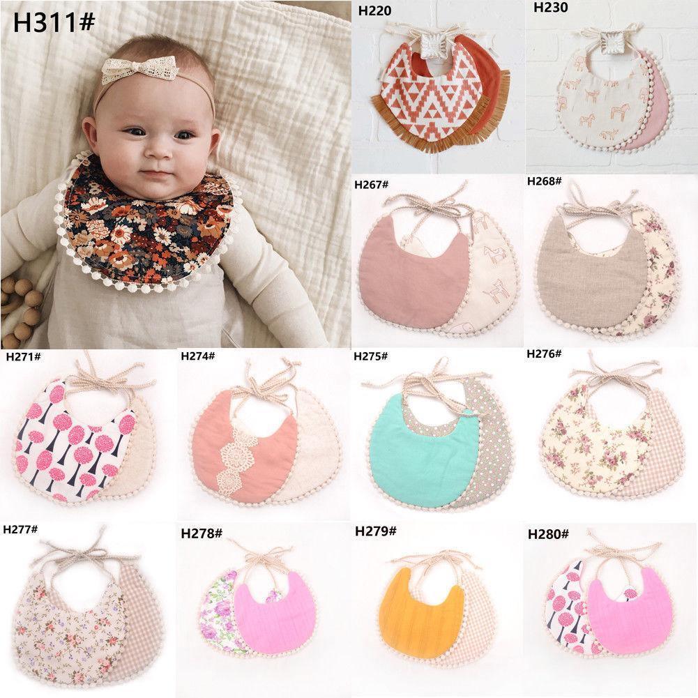 Bavoirs Floraux de Luxe Faits Main - 100 % Coton et Imperméables