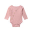 Elegant Handmade Baby Long Sleeve Romper for Newborns
