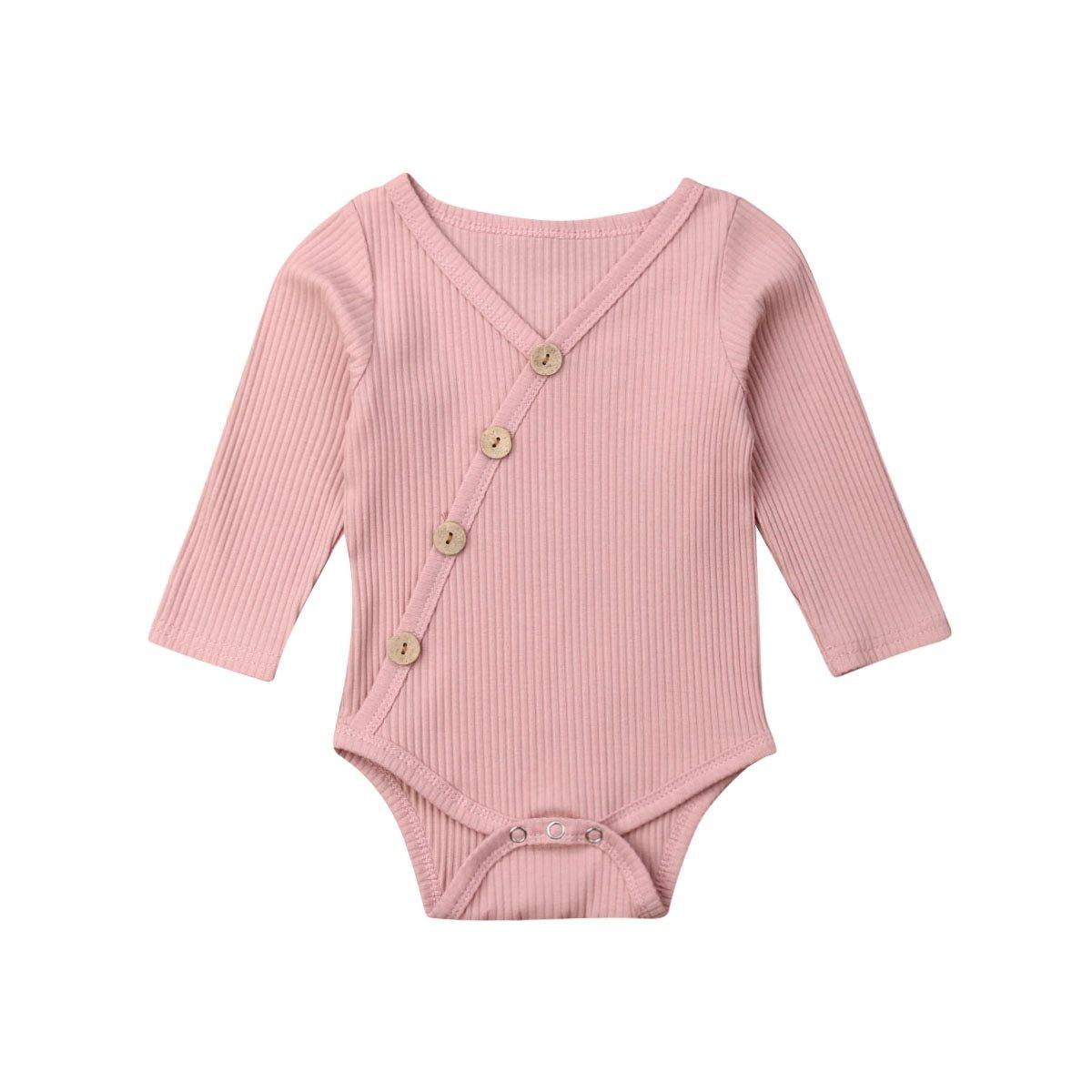 Elegant Handmade Baby Long Sleeve Romper for Newborns