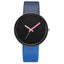 Montre à Quartz Contrastée Grise Moderne pour Femmes et Hommes