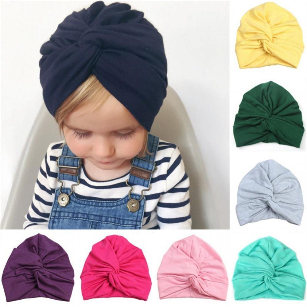 Gorro Turbante de Algodón Suave para Niñas - Estilo Bohemio