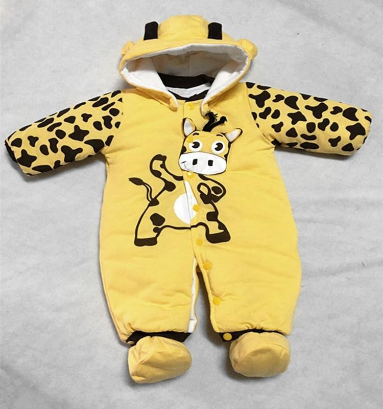 Cozy Cartoon Baby Rompers for Autumn & Winter