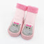 Baby Warm Stretchy Booties with Rubber Soles for Newborns
