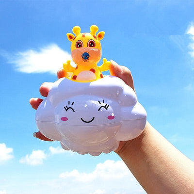 Jouets de bain pour bébés animaux en cartoon mignons pour un apprentissage amusant