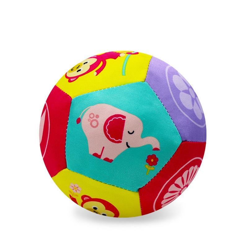Hochet en Peluche Douce en Forme de Ballon pour Nourrissons