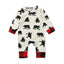 Jumpsuit en Coton avec Imprimé Ours pour Nouveau-nés