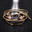 Luxury Gold Crystal Circle Arrow Bracelet Set for Women