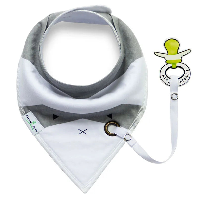 Bavoirs super absorbants pour bébé avec corde anti-chute