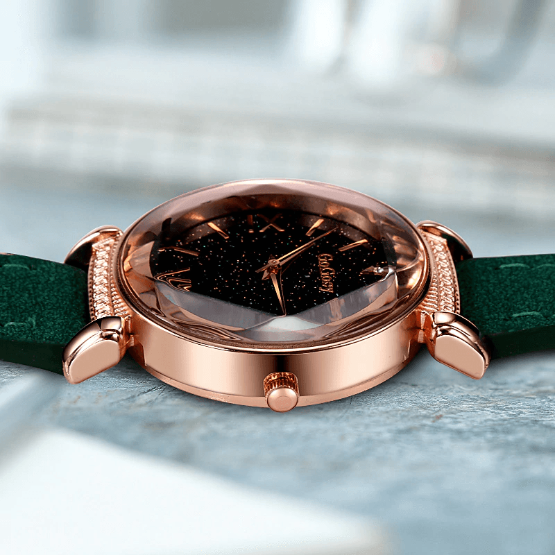 Montre de Femme Luxe Ciel Étoilé - Montre de Mode Élégante