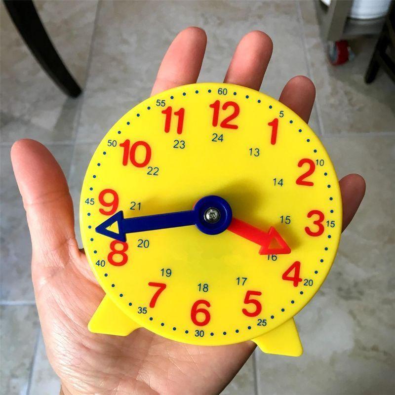 Horloge d'apprentissage Montessori pour enfants - Outil éducatif pour le temps