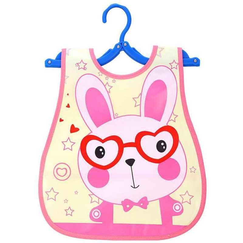 Adorable Waterproof Long Sleeve Baby Feeding Smock with Cartoon Design - Korvel