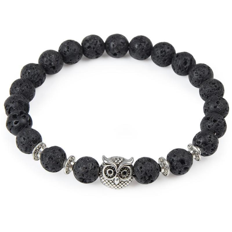 Elegant Tiger Eye Bracelet with Lion Head Charm