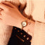 Montre Bangle en Or Rose Élégante pour Femmes