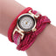 Montre Bracelet en Rhinestones pour Femmes en Quartz Doré Élégant