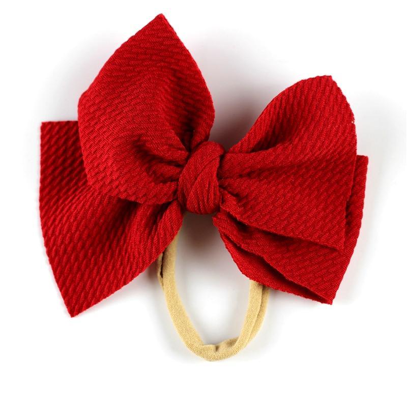 Bandeau Stylé pour Filles Bébé avec Grand Nœud