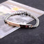 Elegant Rose Gold Bracelet with Crystal Heart Charm