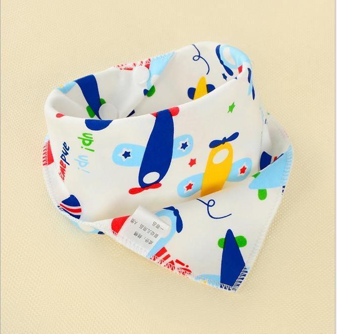 Baberos de Algodón Premium para Bebés - Ajustables y Súper Absorbentes
