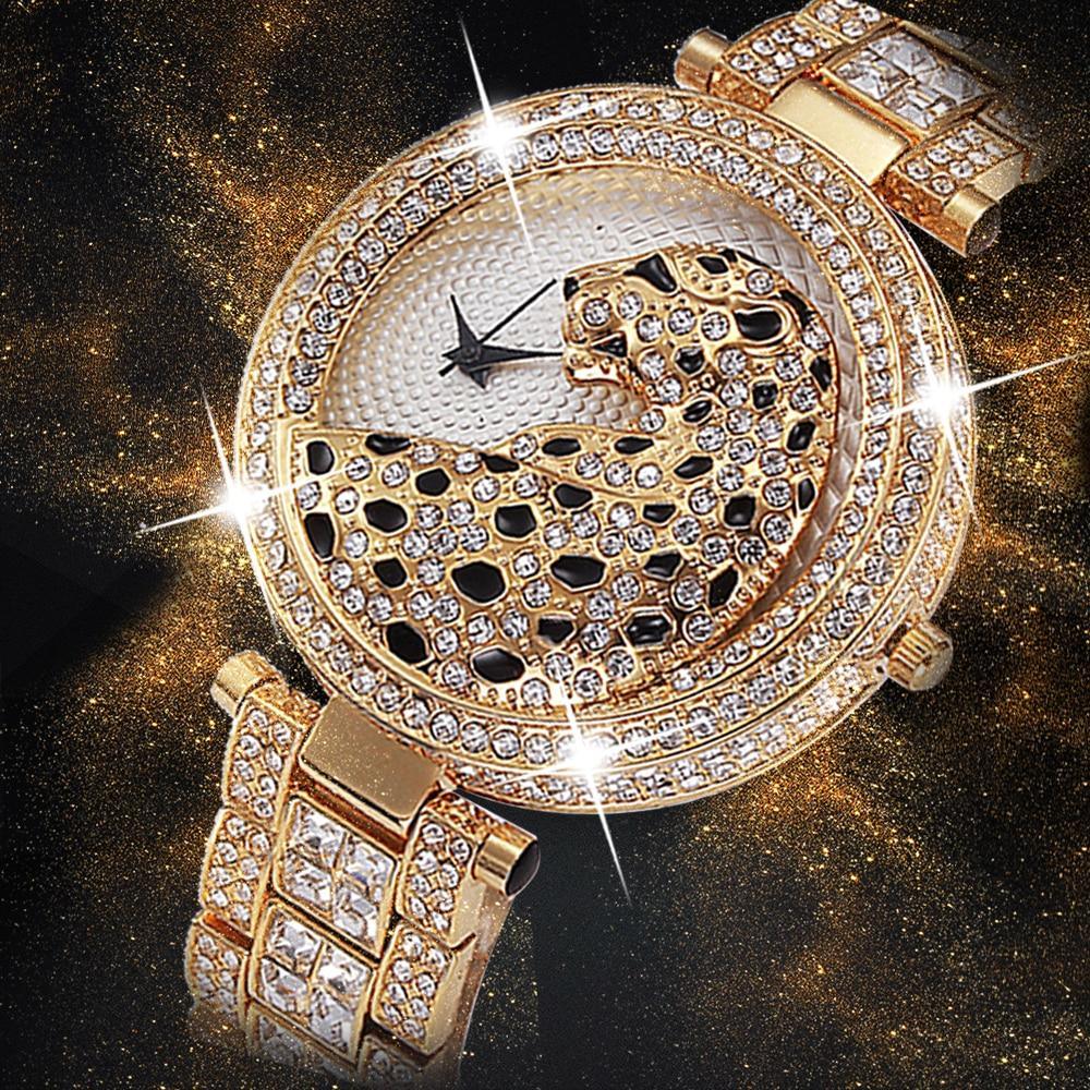 Montre à Quartz Élégante pour Femme avec Accents en Cristal