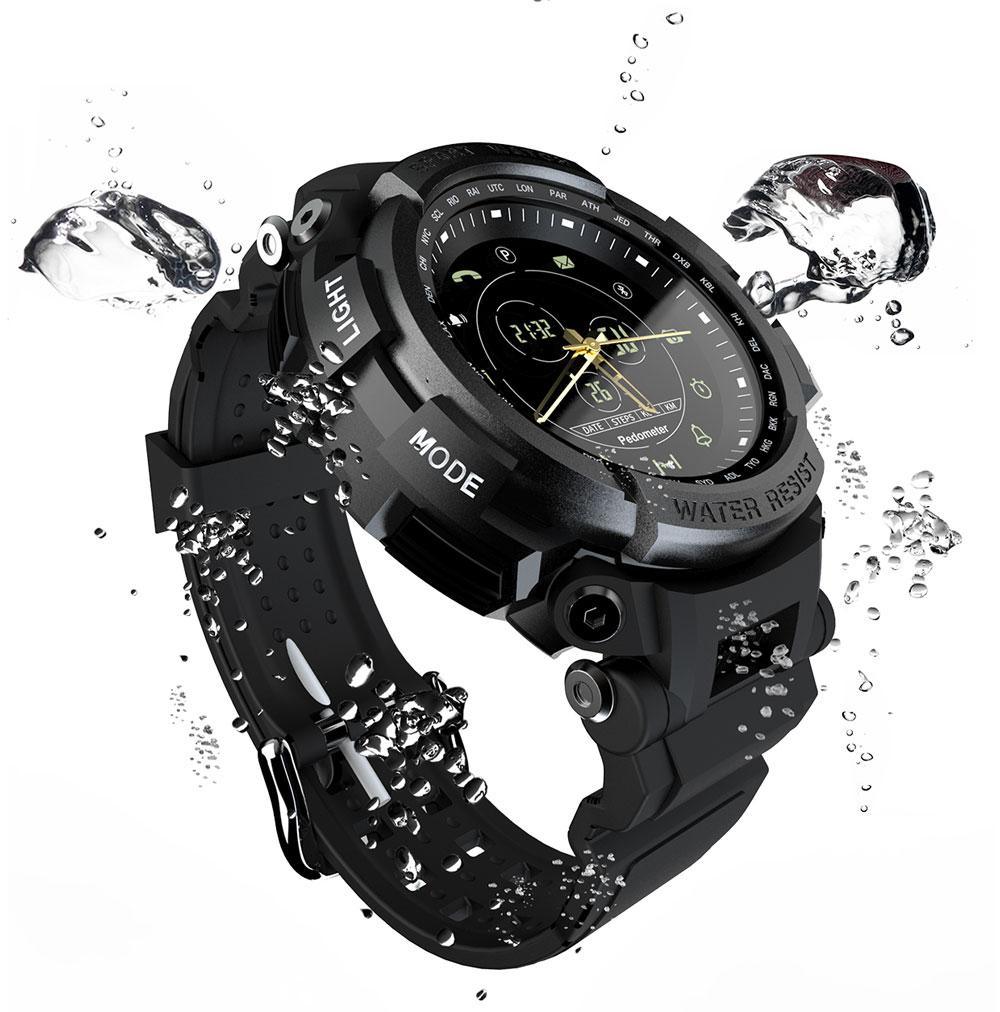Montre intelligente sportive moderne - Étanchéité 5ATM et connectivité Bluetooth