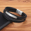 Classic Genuine Leather Multilayer Bracelet for Men