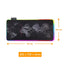 Tapis de souris de jeu RGB premium avec design de carte du monde