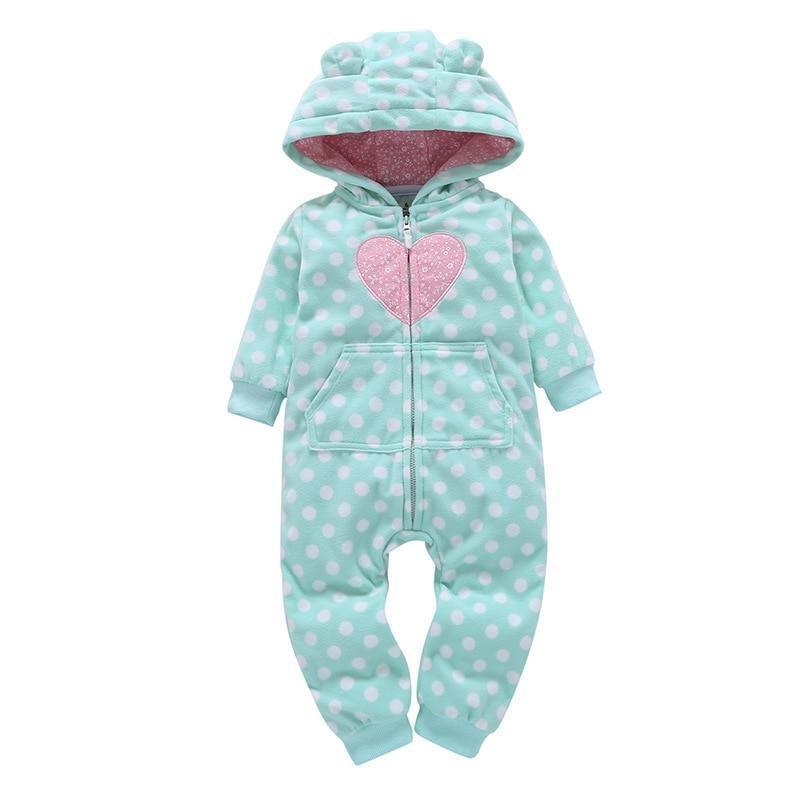 Combinaison en polaire corail douillette pour bébé pour toutes les occasions