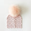 Chapeau de bébé moderne de luxe avec pompon pour l'automne et l'hiver