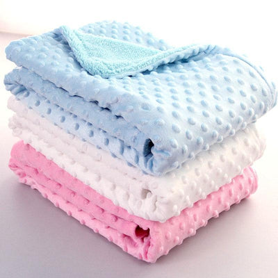 Modern Luxury Baby Blanket - Soft Fleece Swaddling Blanket