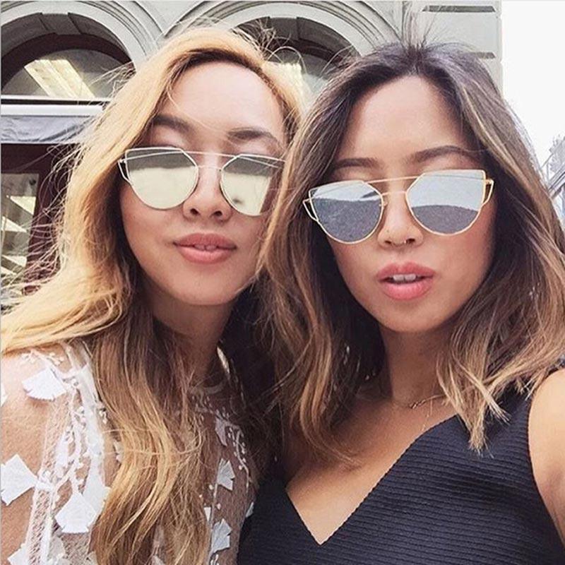 Luxury Vintage Cat Eye Sunglasses with UV400 Protection