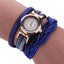 Montre Bracelet en Rhinestones pour Femmes en Quartz Doré Élégant