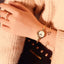Montre Bangle en Or Rose Élégante pour Femmes