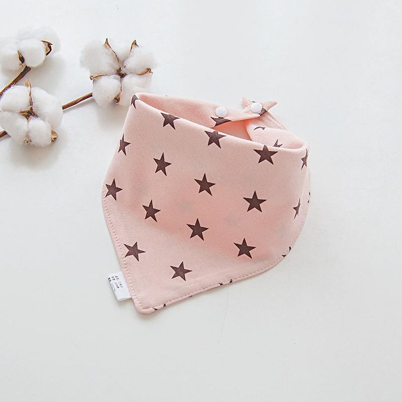 Adjustable Cotton Cartoon Bandana Bibs for Babies